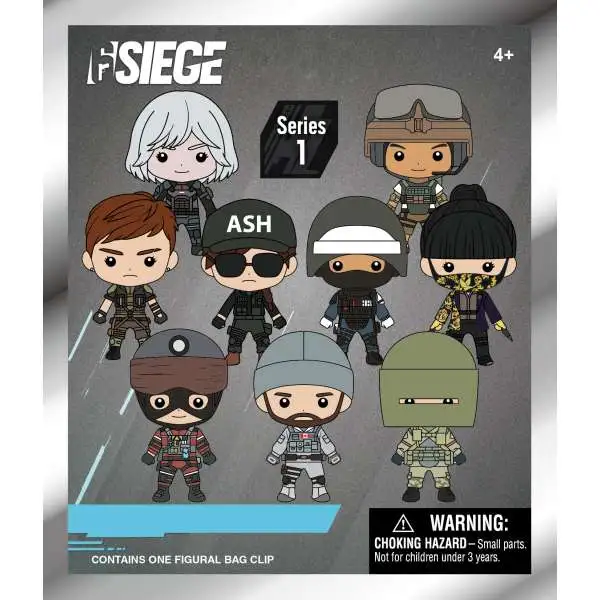 3D Figural Bag Clip Tom Clancy's Rainbow Six Siege Series 1 Mystery Pack [1 RANDOM Figure]