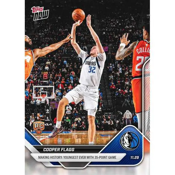 NBA Dallas Mavericks 2025-26 NOW Basketball Cooper Flagg #67 [Rookie]