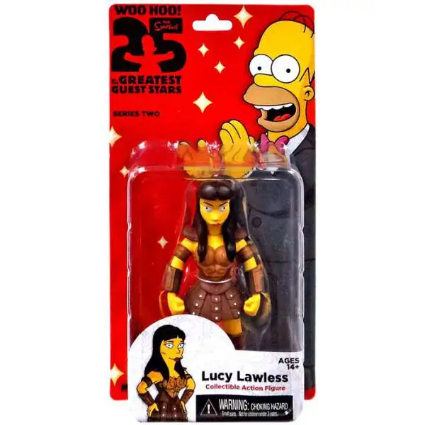 NECA The Simpsons Greatest Guest Stars Series 2 Lucy Lawless Action FIgure