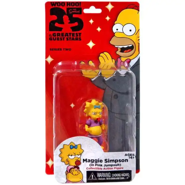 NECA The Simpsons Greatest Guest Stars Series 2 Maggie Action FIgure