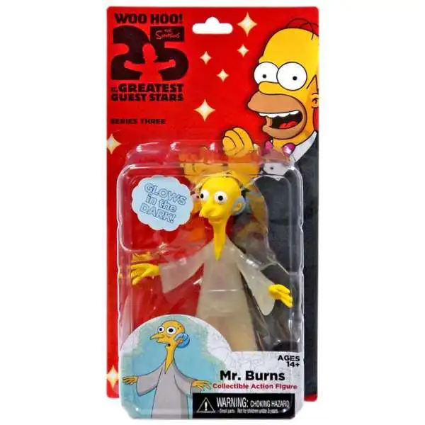 NECA The Simpsons Greatest Guest Stars Series 3 Mr. Burns Action FIgure