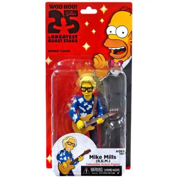 NECA The Simpsons Greatest Guest Stars Series 3 Mike Mills Action FIgure