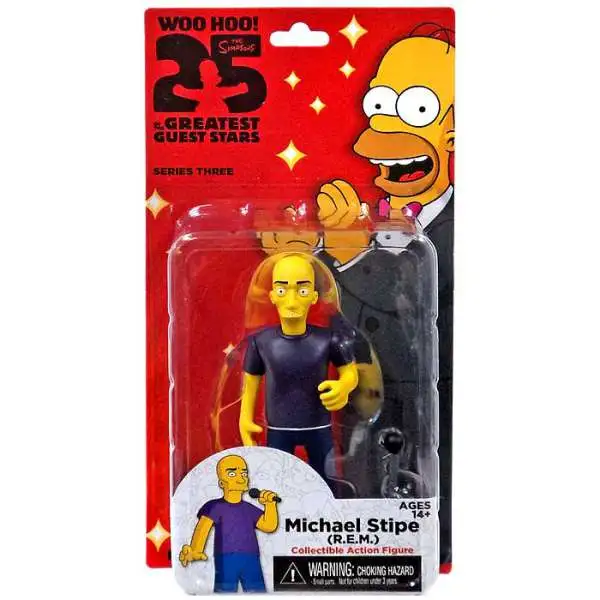 The Simpsons Greatest Guest Stars Series 3 Michael Stipe Action FIgure