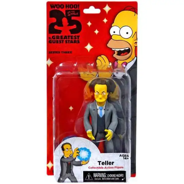 NECA The Simpsons Greatest Guest Stars Series 3 Teller Action FIgure