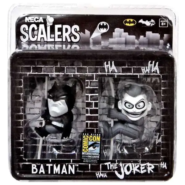 NECA Scalers Batman & The Joker Exclusive 3.5-Inch Vinyl Figure 2-Pack