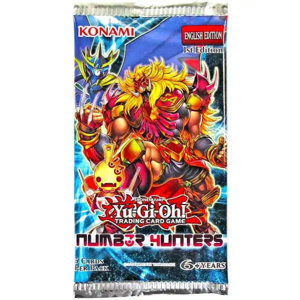 YuGiOh Number Hunters Booster Pack [5 Cards]