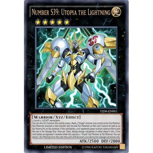 YuGiOh Shonen Jump Single Card Ultra Rare Number S39 Utopia the