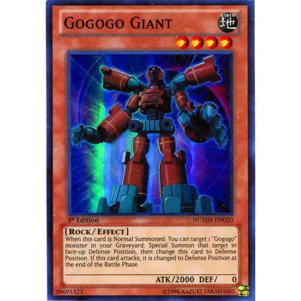 YuGiOh Number Hunters Super Rare Gogogo Giant NUMH-EN020