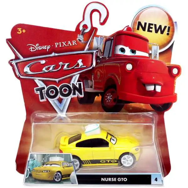 Disney / Pixar Cars Cars Toon Main Series Nurse GTO Diecast Car #4