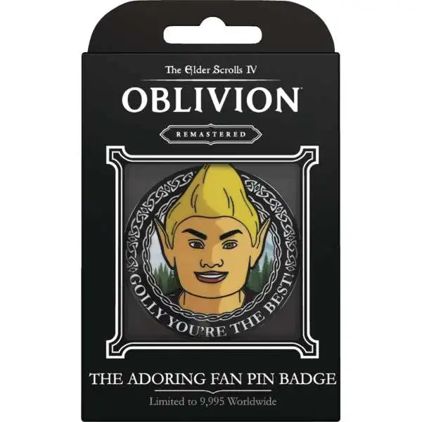 The Elder Scrolls Elder Scrolls IV: Oblivion Adoring Fan Metal Pin Badge (Pre-Order ships April)