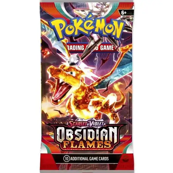 Pokemon Scarlet & Violet Obsidian Flames Booster Pack [10 Cards]
