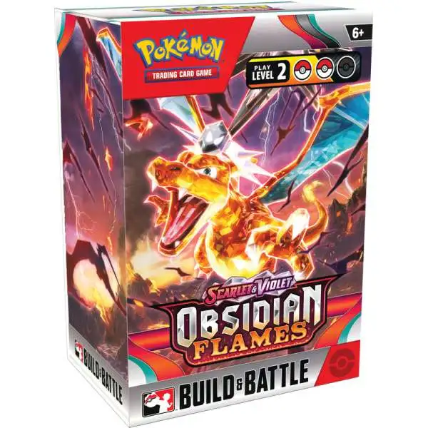 Pokemon Scarlet & Violet Obsidian Flames Build & Battle Box [4 Booster Packs & Promo Card]