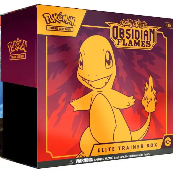 Pokemon Scarlet & Violet Obsidian Flames Elite Trainer Box [9 Booster Packs, 1 Foil Promo Card, 65 Card Sleeves & More]