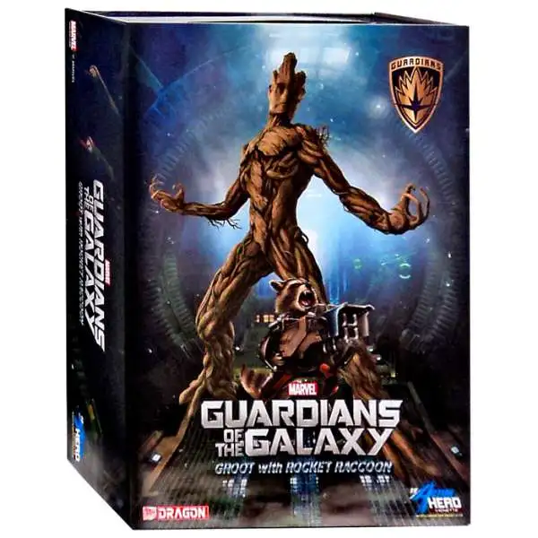 Marvel Guardians of the Galaxy Rocket Raccoon & Groot Model