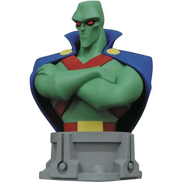 DC Justice League Animated Martian Manhunter Bust