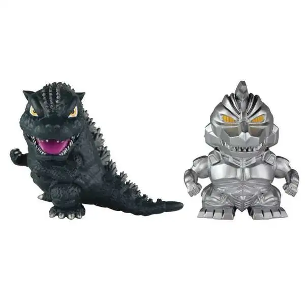 Chibi Godzilla & Mechagodzilla Mini Figure 2-Pack