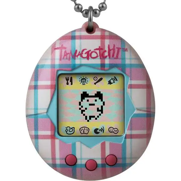 Tamagotchi The Original Gen 2 Plaid 1.5-Inch Virtual Pet Toy