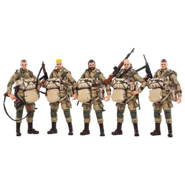 Dark Source WWII U.S. Army Airborn Division Soldiers Action Figure 5-Pack