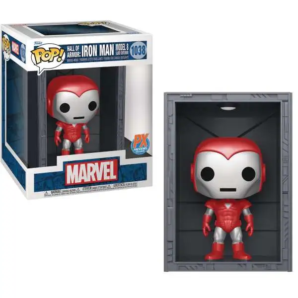 Funko Marvel POP! Hall of Armor: Iron Man Exclusive Vinyl Figure #1033 [Model 8 Silver Centurion]