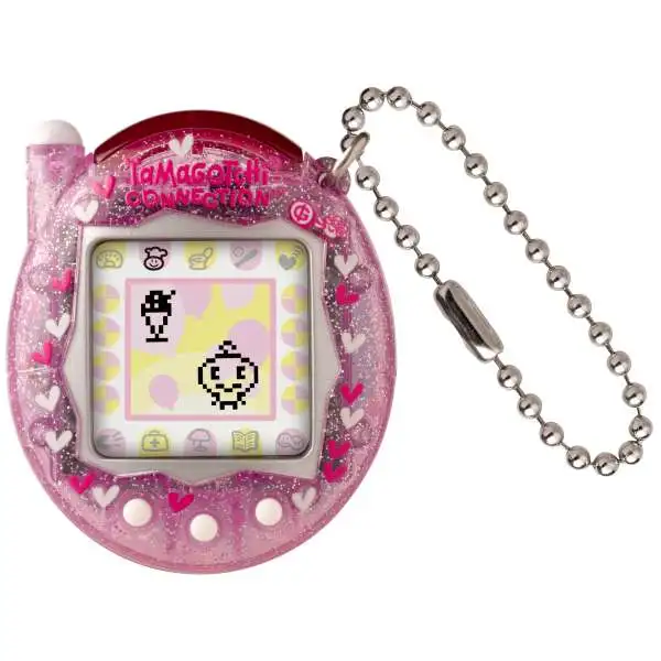 Tamagotchi Connection Pink Glitter Virtual Pet