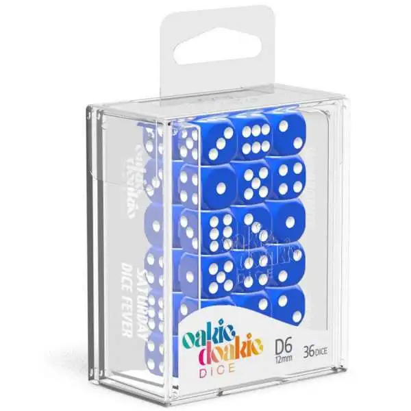 Oakie Doakie 6-Sided d6 Solid Blue 12mm Dice