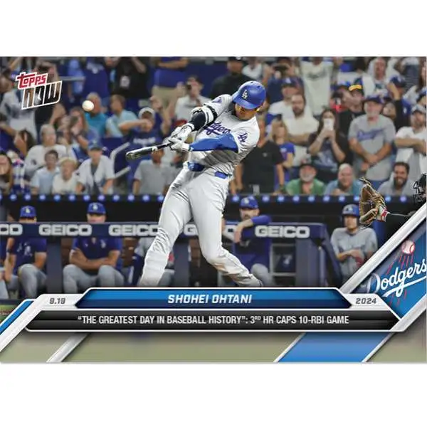 MLB Los Angeles Dodgers 2024 NOW Baseball Shohei Ohtani #723 [Greatest Day in Baseball History!]