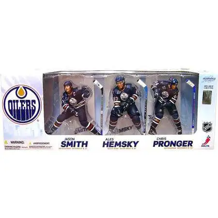 McFarlane Toys NHL Sports Hockey Exclusive 3-Pack Edmonton Oilers Exclusive Action Figure 3-Pack