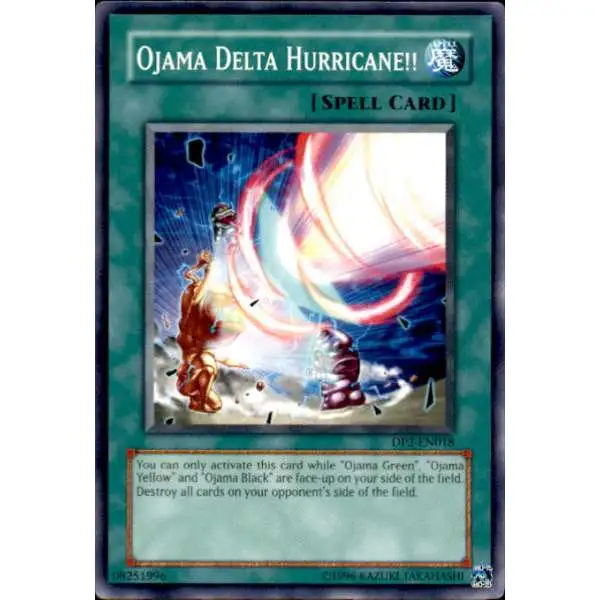 YuGiOh GX Trading Card Game Duelist Pack Chazz Common Ojama Delta Hurricane!! DP2-EN018