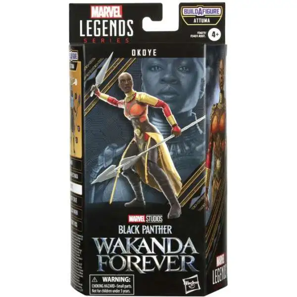 Black Panther: Wakanda Forever Marvel Legends Attuma Series Okoye Action Figure