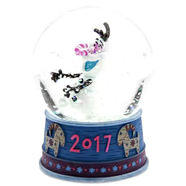 Disney 2017 Olaf's Frozen Adventure Exclusive Snow Globe