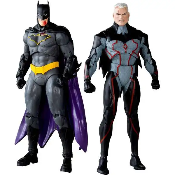 McFarlane Toys DC Multiverse Gold Label Collection Omega vs Batman Exclusive Action Figure 2-Pack [Last Knight on Earth, Damaged Package]