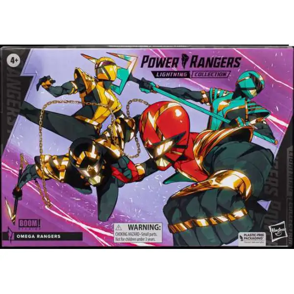 ハズブロ パワーレンジャー オメガレンジャー 4体セット Power Rangers S.P.D. Lightning Collection Omega Rangers Exclusive