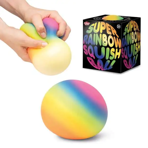 Scrunchems Super Rainbow Squish Ball Sensory Stress Toy [1 RANDOM Color]