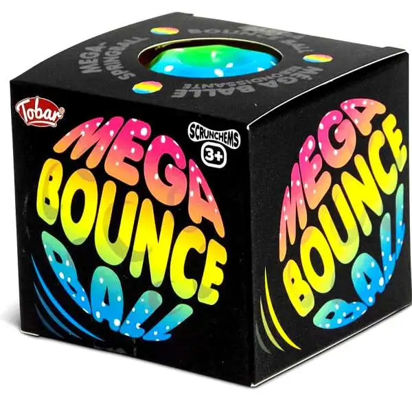 Scrunchems Mega Bounce Ball Sensory Stress Toy [1 RANDOM Color]