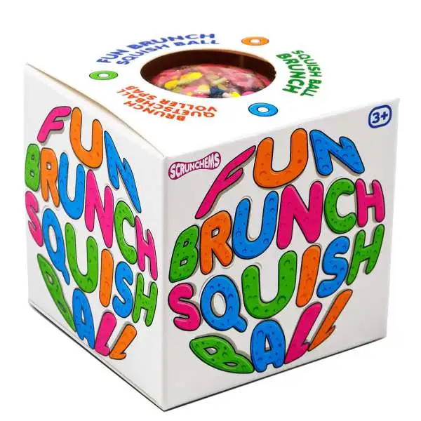 Scrunchems Fun Brunch Squish Ball Sensory Stress Toy [1 RANDOM Color]