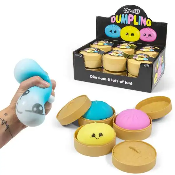 Scrunchems Squishy Dumpling Sensory Stress Toy [1 RANDOM Color] (Pre-Order ships May)