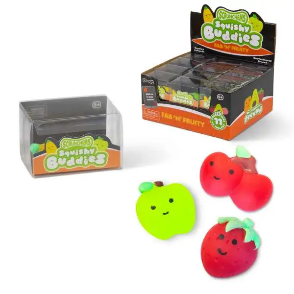 Scrunchems Fruit Squishy Buddies Sensory Stress Toy [1 RANDOM Color]