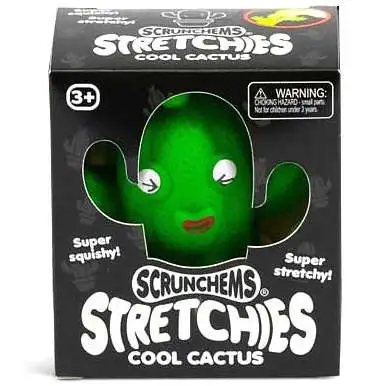 Scrunchems Stretchies Cool Cactus Sensory Stress Squishy Toy [1 RANDOM Pose]