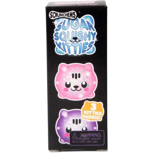 Scrunchems Diddy Squishy Kitties Sensory Stress Toy 3-Pack [RANDOM Colors] (Pre-Order ships September)