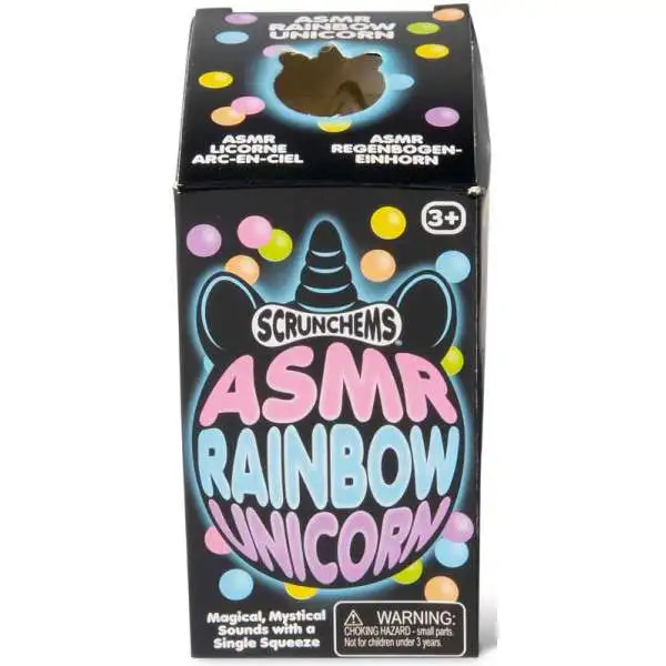 Scrunchems Asmr Rainbow Unicorn Sensory Stress Squishy Toy