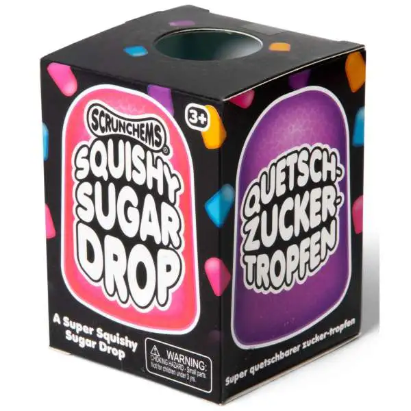 Scrunchems Squishy Sugar Drop Sensory Stress Toy [1 RANDOM Color]