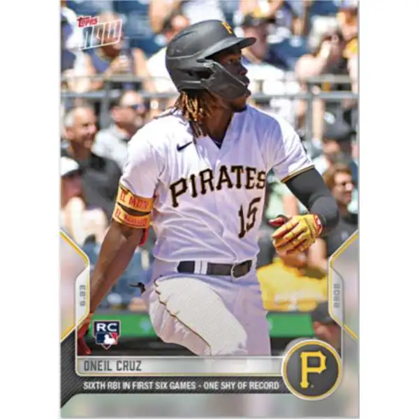 MLB Pittsburgh Pirates 2022 Topps Now Baseball Oneil Cruz Exclusive #398 [Rookie]