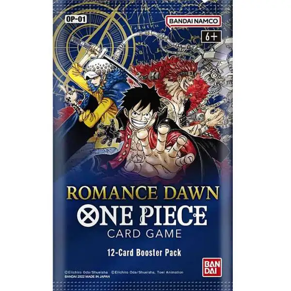 One Piece Trading Card Game Romance Dawn Booster Pack OP-01 [ENGLISH, 12 Cards]