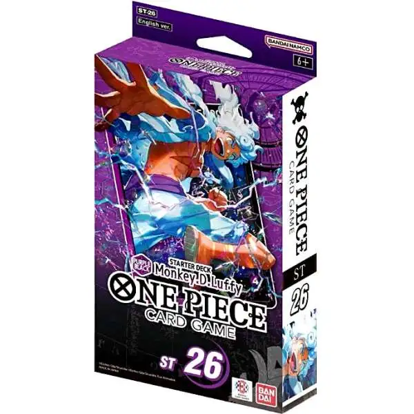 One Piece Trading Card Game Monkey D. Luffy Starter Deck ST-26 [ENGLISH, 51 Cards, Deck Only]