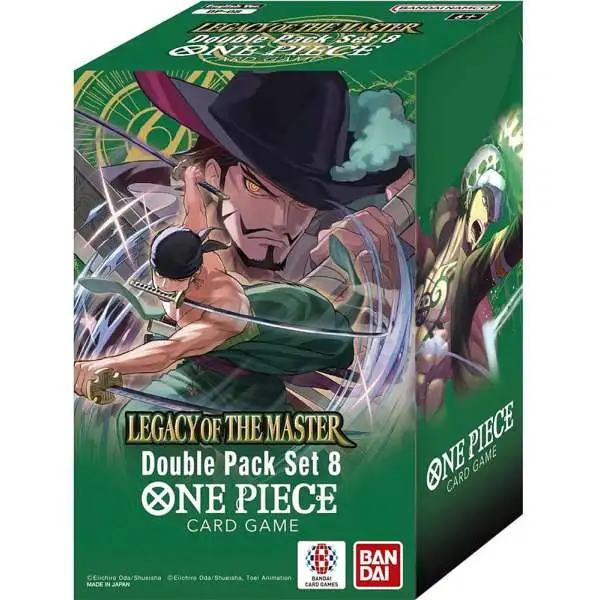 One Piece Trading Card Game Legacy of the Master Volume 8 Double Pack Set DP-08 [ENGLISH, 2x OP-12 Booster Packs & DON!! Card]