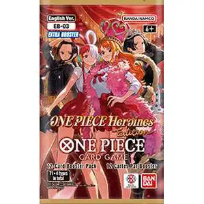 One Piece Trading Card Game 2026 Heroines Edition Extra Booster Pack EB-03 [ENGLISH, 12 Cards] (Pre-Order ships February)