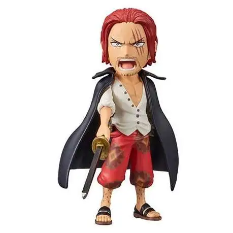 One Piece WCF World Collectable Figure Film Red Ver. Vol 3 Shanks Collectible PVC Figure