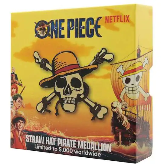 One Piece Straw Hat Pirate Medallion [Jolly Roger, Limited Edition]