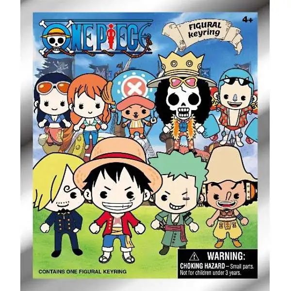 3D Figural Keyring One Piece Mystery Pack [1 RANDOM Figure]