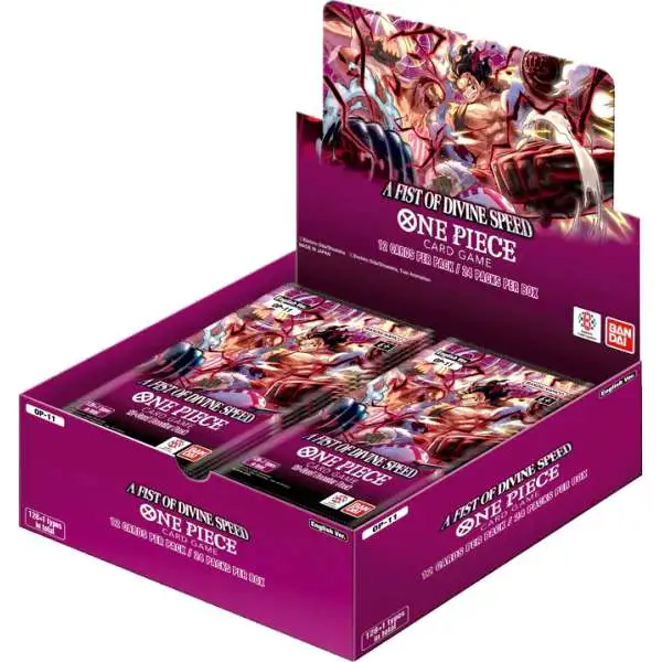 One Piece Trading Card Game A Fist of Divine Speed Booster Box OP-11 [ENGLISH, 24 Packs]